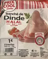 Mängden socker i Tranché de dinde HALAL