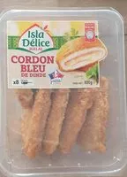 Mängden socker i Cordon bleu de dinde