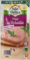 Mängden socker i Pâté de volaille