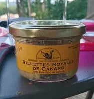 Mängden socker i Rillettes royales de canard