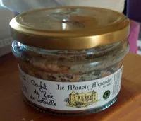 Mängden socker i Confit de foie de volaille