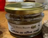 Mängden socker i Terrine au citron confit