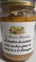 Mängden socker i Marmiton de pintade sauce au foie gras