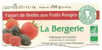 Mängden socker i Yaourt de Brebis aux Fruits Rouges
