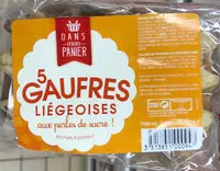 Mängden socker i Gaufres Liégeoises aux perles de sucre