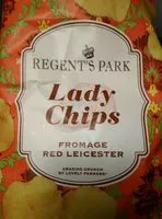 Mängden socker i Lady Chips, Fromage Red Leicester