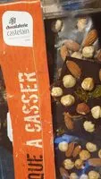 Mängden socker i Tablette chocolat noir et fruits sec Castelain