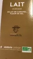 Mängden socker i Lait éclats de caramel fleur de sel