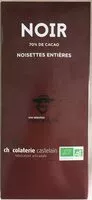 Mängden socker i Chocolat noir 70% noisettes entieres