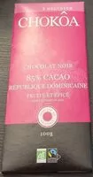 Mängden socker i Chocolat noir 85% République Dominicaine