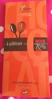 Mängden socker i Chocolat noir à pâtisser 70%