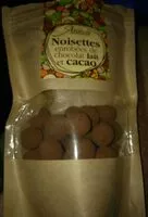 Mängden socker i Noisettes enrobées de chocolat lait et cacao