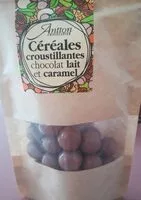 Mängden socker i Céréales croustillantes chocolat lait et caramel