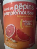 Mängden socker i Nutrisanté Extrait De Pépins De Pamplemousse 200ML