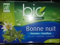 Mängden socker i Bonne nuit