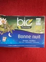 Mängden socker i Infusion bonne nuit