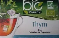 Mängden socker i Infusion de thym