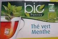 Mängden socker i Thé vert menthe