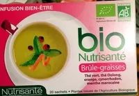 Mängden socker i Nutrisanté Infusion Bien être Bio Brûle Graisse