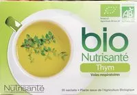 Mängden socker i Nutrisante Infusion Bio Thym Voies Respiratoires 20 Sachets (herb Teas And Teas)