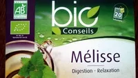 Mängden socker i Infusion Mélisse (Digestion, Relaxation) - Bio Conseils 