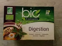 Mängden socker i Infusion bio conseils Digestion