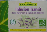 Mängden socker i Infusion Transit - Bio Conseils