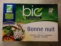 Mängden socker i Infusion bio conseils bonne nuit