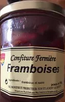 Mängden socker i Confiture de framboises artisanale NORMANDIE GOURMANDE