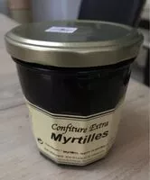 Mängden socker i Confiture extra Myrtilles