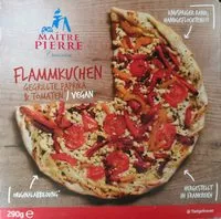 Mängden socker i Flammkuchen Gegrillte Paprika & Tomaten