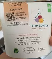 Mängden socker i Sorbet chocolat