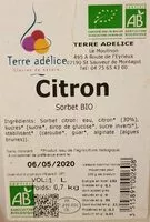 Mängden socker i Sorbet citron