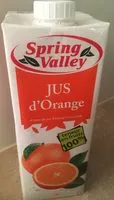 Mängden socker i Jus d'orange 100% jus