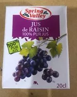 Mängden socker i Jus de raisin