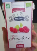 Mängden socker i Sorbet Plein fruit framboise