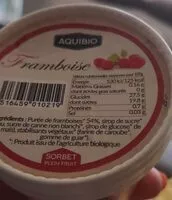 Mängden socker i Glace sorbet framboise