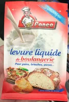 Mängden socker i Levure liquide de boulangerie