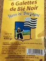 Mängden socker i 6 Galettes de Bretagne