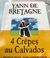 Mängden socker i Crêpes au Calvados