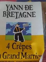 Mängden socker i 4 crêpes au grand Marnier