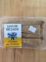 Mängden socker i Crêpes aux pommes