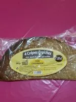 Mängden socker i Crêpes fraîches