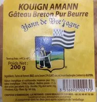 Mängden socker i Kouign Amann