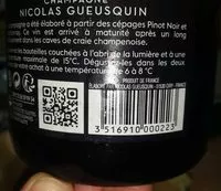 Mängden socker i Champagne