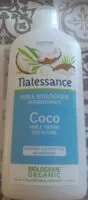 Mängden socker i Natessance Huile Coco Bio