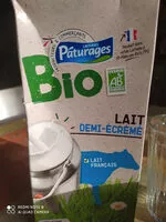 Mängden socker i Lait demi-écrémé