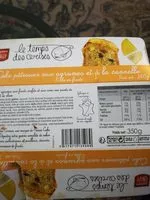 Mängden socker i Cake pâtissier aux agrumes et à la cannelle.