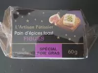 Mängden socker i Pain d'épice au miel et aux figues