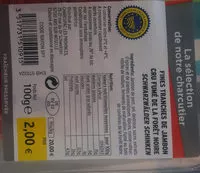 Mängden socker i Jambon Cru Fumé